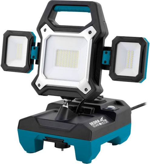 Dedra Battery Jobsite Light LED IP54 with Brightness up to 2500lm