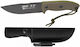 K25 Army K47 Knife Khaki in Leather Sheath