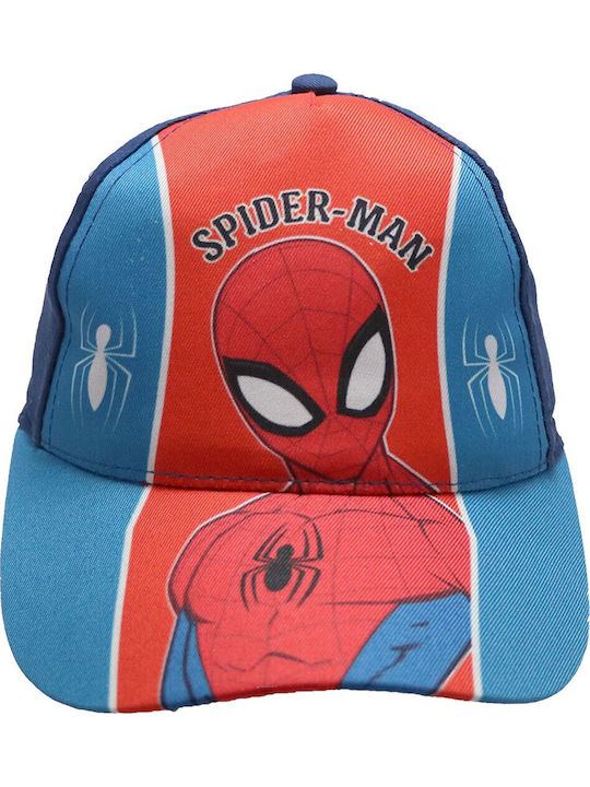 Marvel Παιδικό Καπέλο Jockey Υφασμάτινο Μπλε