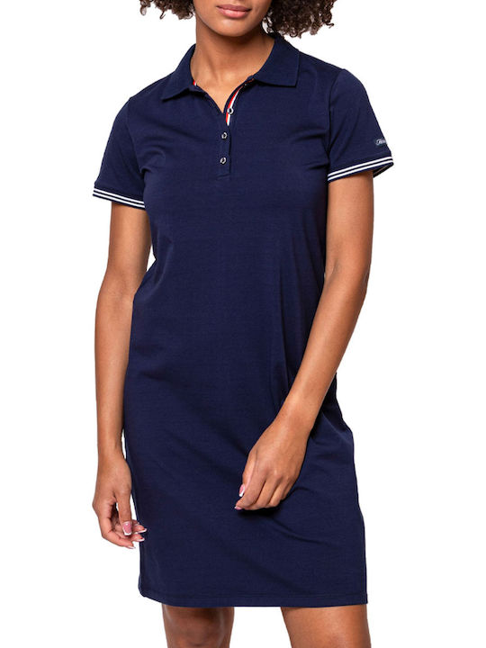 Heavy Tools Midi Shirt Dress Dress Blue