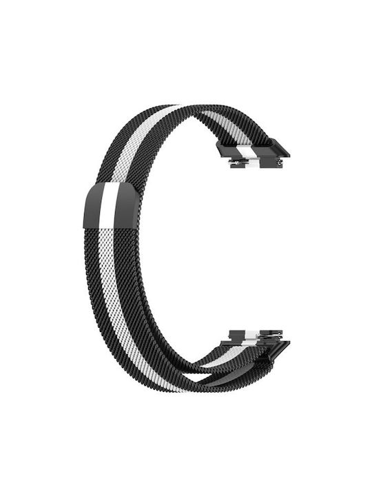 Curea Oțel inoxidabil Negru (Universal 22mm)