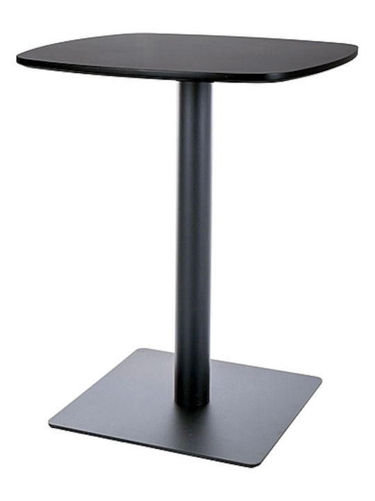 Table Wooden CZARNY 60x60cm 80-3558