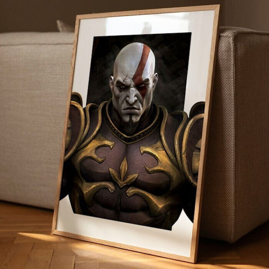 Walls God Of War III Cadru din Lemn Alb 20x30 cm Walls God Of War III Cadru din Lemn Alb 20x30 cm