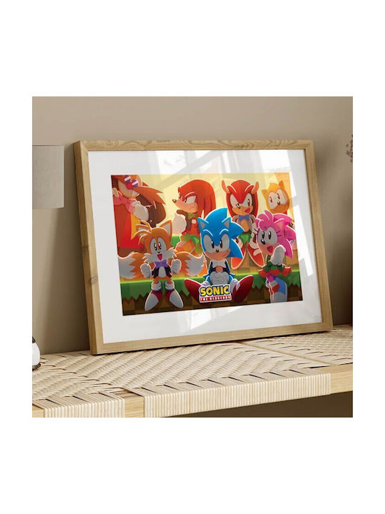 Walls Poster Frame Wooden natural frame 50x40cm