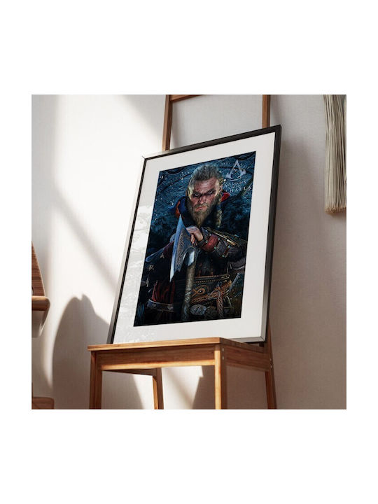 Walls Grupo Erik With Eivor Axe Frame Wooden black frame 70x100cm