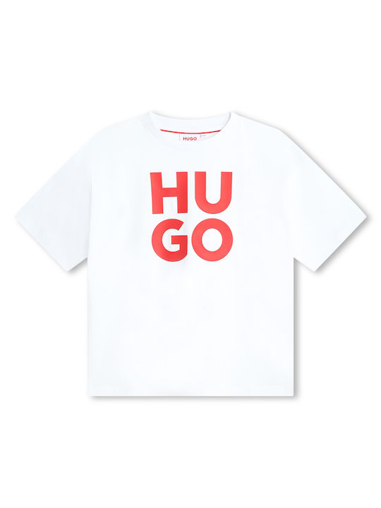 Hugo Boss Kids Blouse Short Sleeve White