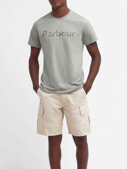 Barbour Herren T-Shirt Kurzarm Light Grey