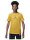 Jordan Kids T-shirt Yellow Jumpman