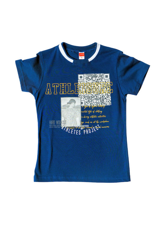 Joyce Kinder-T-Shirt Blau