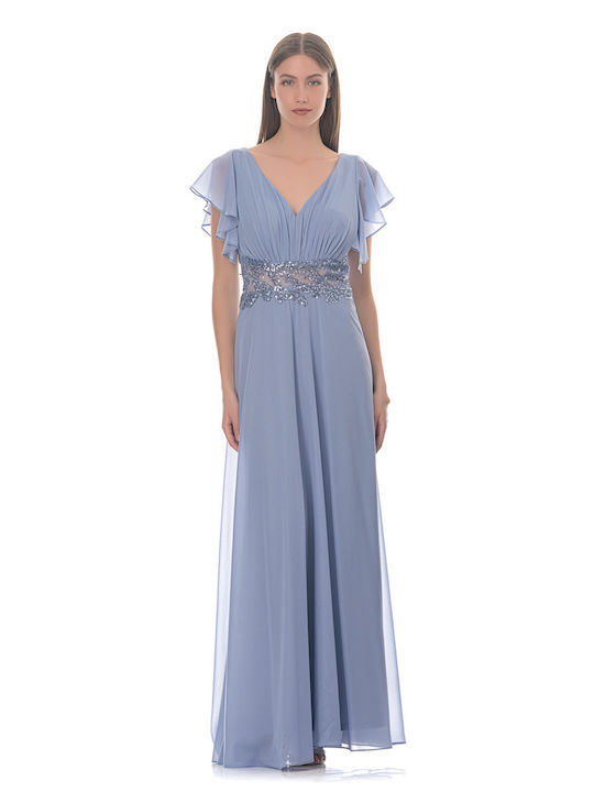 Farmaki Maxi Рокля Indigo