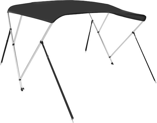vidaXL L184xB189xH135cm Schwarz Farbe