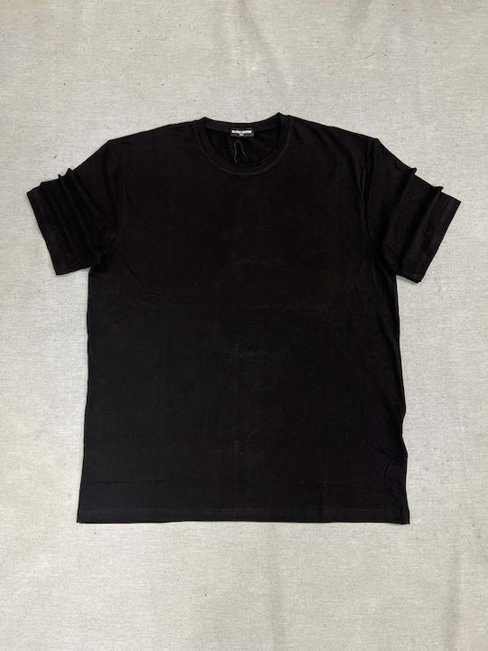 JCYJ T-shirt Bărbătesc cu Mânecă Scurtă Black