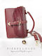 Pierre Loues Damen Tasche Hand Burgundisch