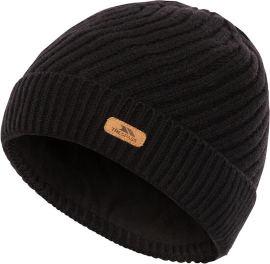 Pom Pom Beanie Frauen Beanie Gestrickt in Schwarz Farbe