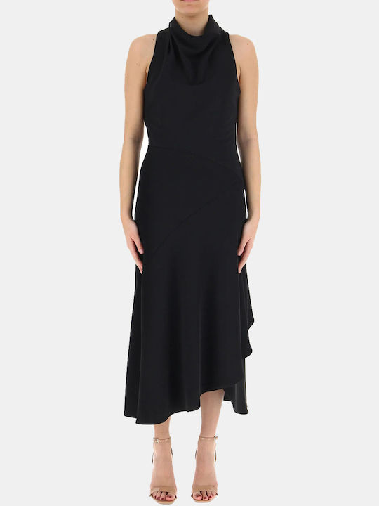 Rinascimento Dress Draped Black