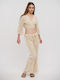Ble Resort Collection Γυναικείο Τοπ Παραλίας Μπεζ