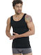 Men's Undershirt Sleeveless in Black Color
