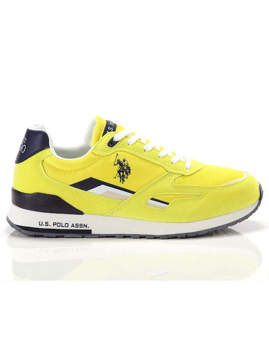 U.S. Polo Assn. Ανδρικά Sneakers Κίτρινα
