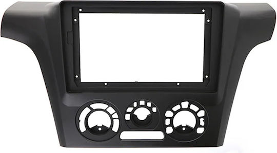 DIN Fascia Panels 2 Din Compatible with Screen 9" for Mitsubishi Outlander with A/C