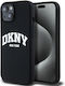 Dkny Futerał Do Iphone 14 Kompatybilny Z Magsafe Dkhmp14ssnyach Dkny Hc Magsafe Silicone W White Arch Logo Czarny