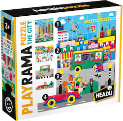 Παιδικό Puzzle The City για 3+ Ετών 40pcs Headu