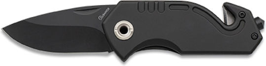 Albainox Black Penknife Drilled Screw 5.70cm Black 18852