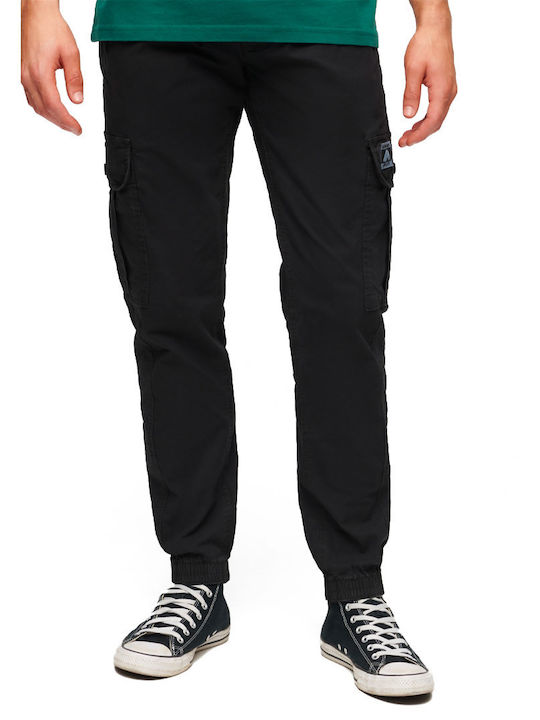 Superdry Ovin Pantaloni pentru bărbați Cargo cu Croială Slim Black