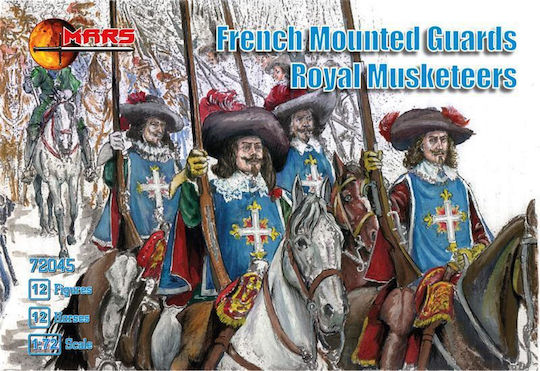 45 1/72 French Mounted Guards Royal Musketeers
