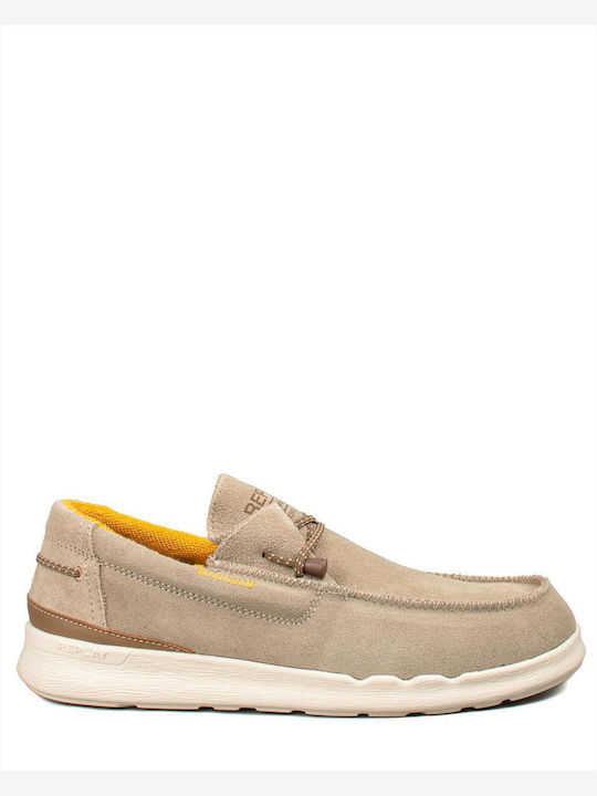Alcyon Ανδρικά Loafers σε Καφέ Χρώμα