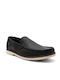 Δερμάτινα Ανδρικά Loafers σε Μαύρο Χρώμα