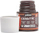 Enamel Ceramic Red Brown 45ml Pebeo