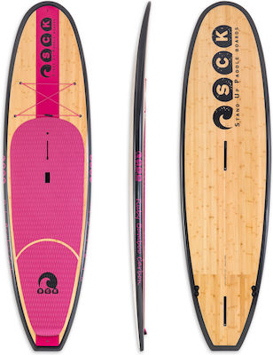 SCK Ruby 10'6'' Bamboo SUP Board / Windsurf with Length 3.2m