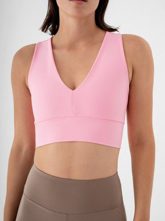 Superstacy Women's Sports Bra without Padding Pink