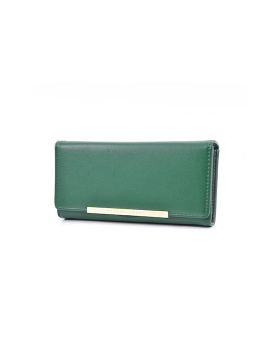 Pierre Loues Large Women's Wallet Green