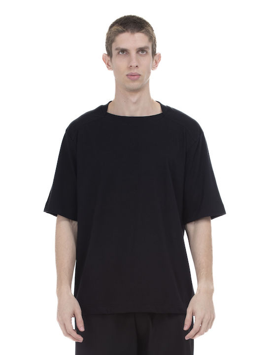 Ne En Aout Men's Short Sleeve T-shirt Black