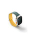 Einzigartiger Riemen Revix Evo Apple Watch Serie 1 2 3 4 5 6 7 8 9 Se Se2 Ultra Ultra2 42 44 45 49mm Wendbarer Magnetischer Grün-Verbrannt Gelb