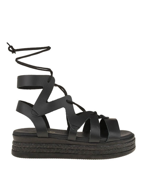 Mark Milan Women's Flat Sandals in Black Color