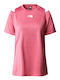 The North Face Γυναικείο Αθλητικό T-shirt Pink