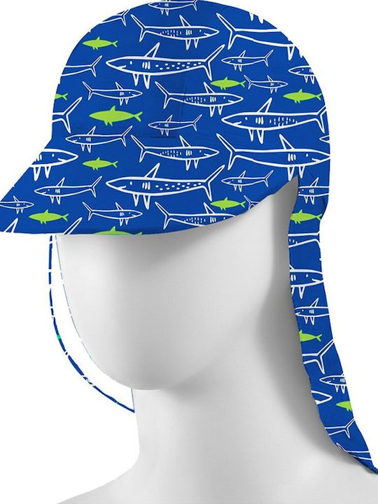 Slipstop Kids' Hat Fabric Sunscreen Blue
