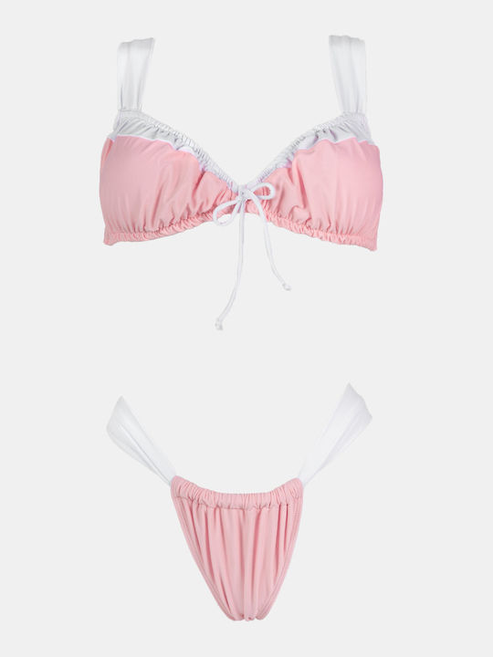 Decoro Set Bikini Ροζ