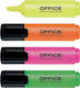 Office Products Textmarker Schwarz 4Stück