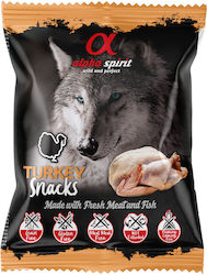 Alpha Spirit Dog Treats Turkey Snack 50g Alpha Spirit Dog Treats Turkey Snack 50g