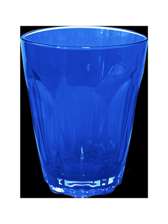 Baci Milano Set of Glasses Water made of Plastic in Turquoise Color 6pcs