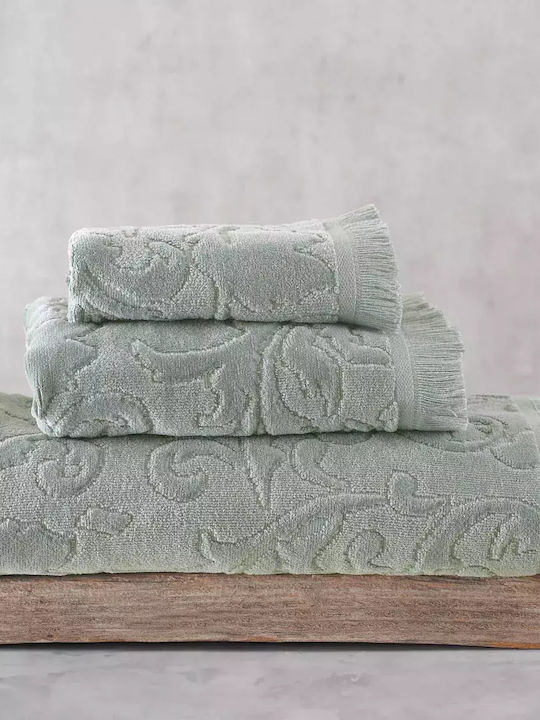 Rythmos Bath Towel Set 3pcs Sienna Grey-green W...