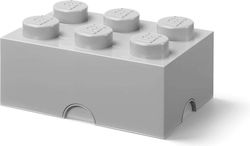 LEGO Plastic Kids' Food Container Gray