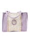 Verde Women's Beach Bag 14-0227 Cotton & Jute Purple