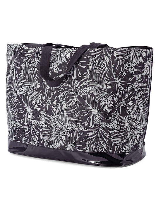 Benzi Fabric Beach Bag Black