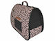 Geantă de transport pentru animale de companie Woof Moda Leopard 20x48x28cm Roz