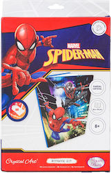 Craft Buddy Kinderhandwerk Spiderman Crystal Art Notizbuch 18x26cm Cbcanj-mcu921