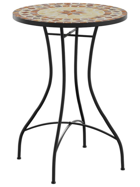 Tisch für kleine Außenbereiche Stabil Terracotta 50x50x70cm